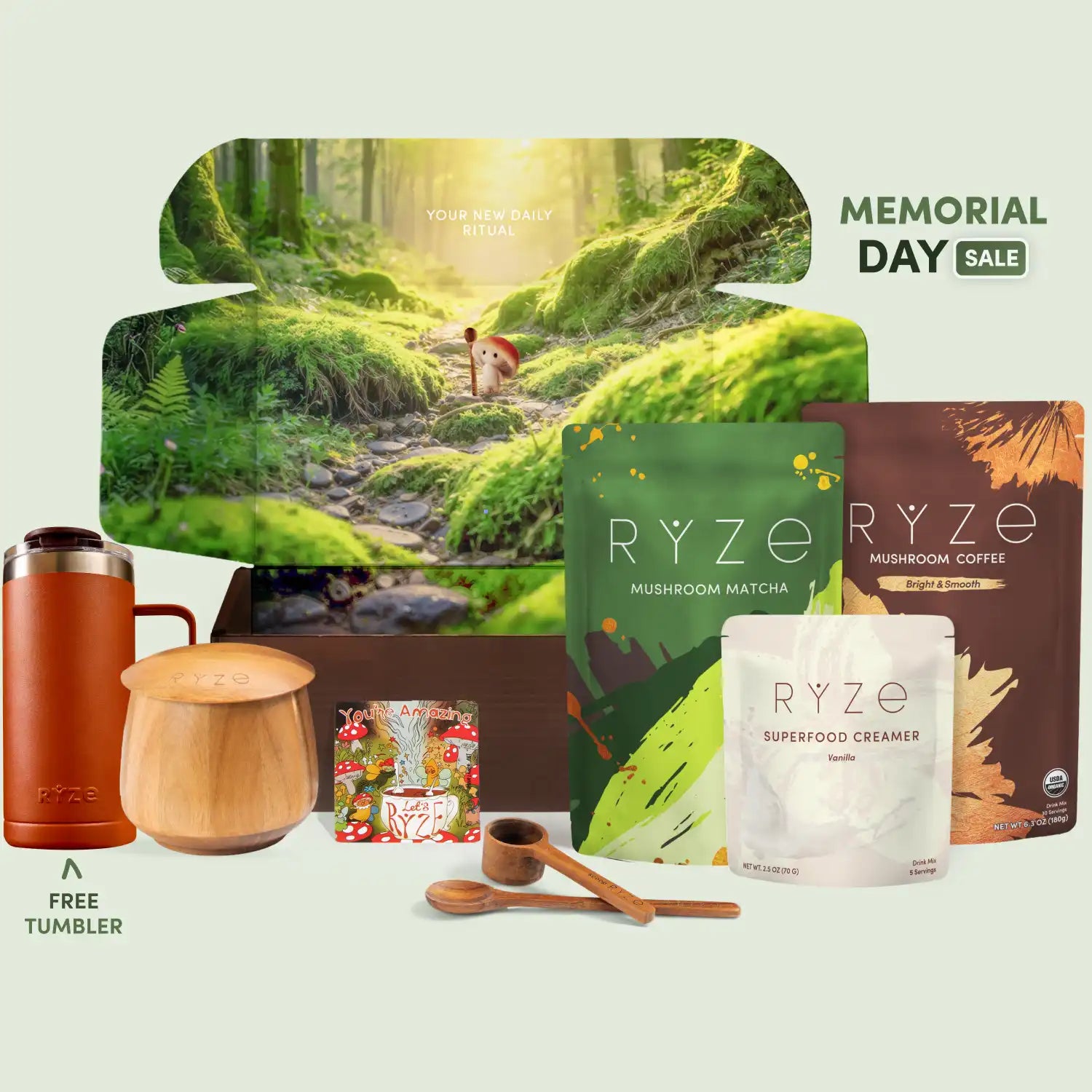 RYZE Ritual Set (Matcha + Coffee) - Daily Morning Fuel