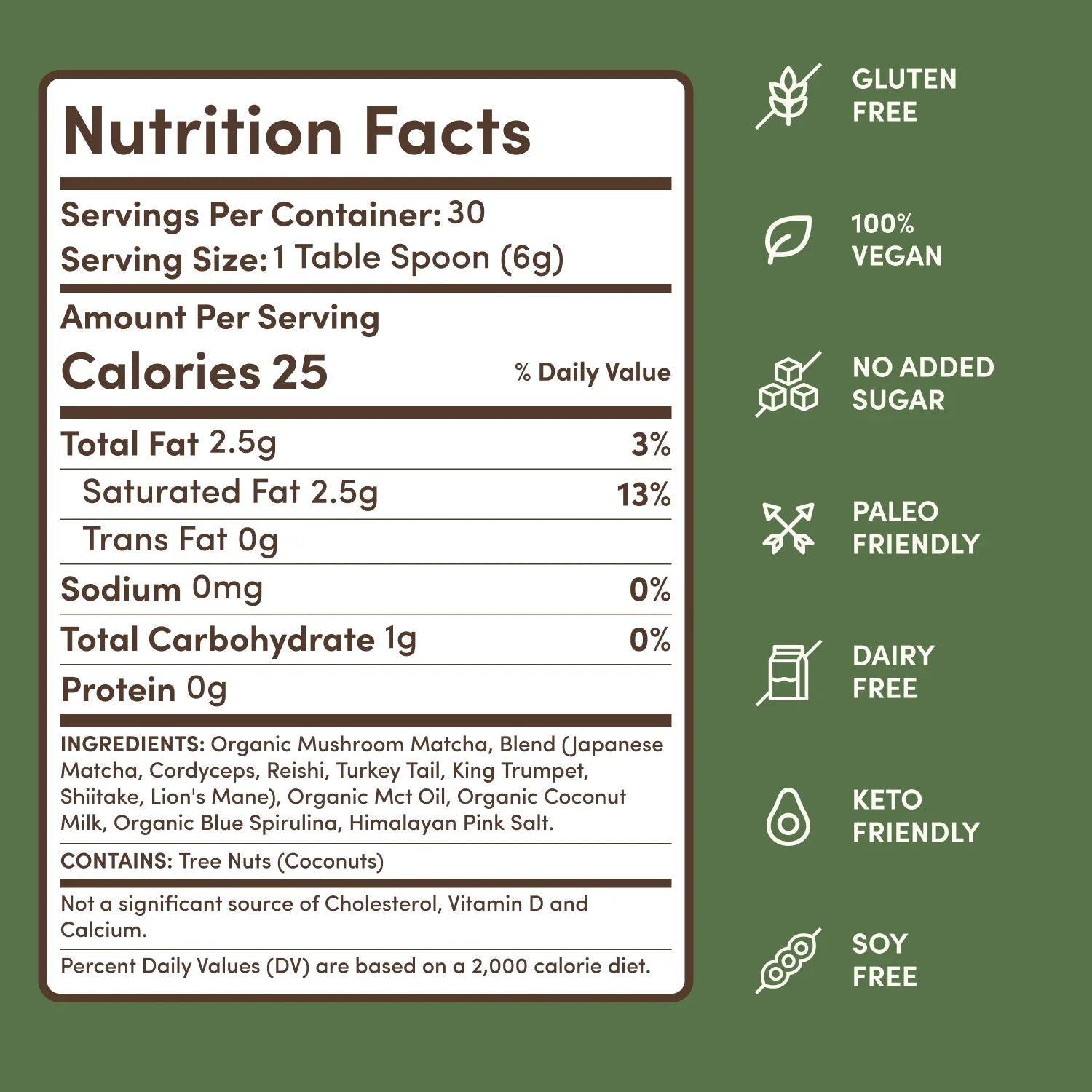 Mushroom Matcha (30 Servings) - Good Daily Coffee